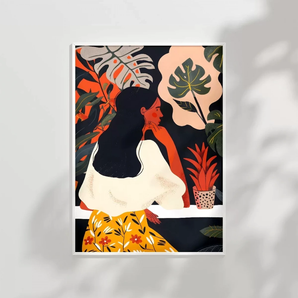 Doğanın Düşünceli Yansıması Poster