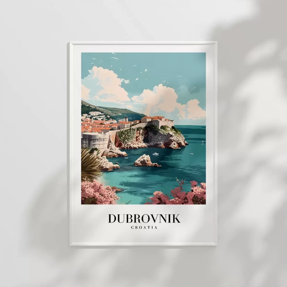 Dubrovnik Hırvatistan Poster