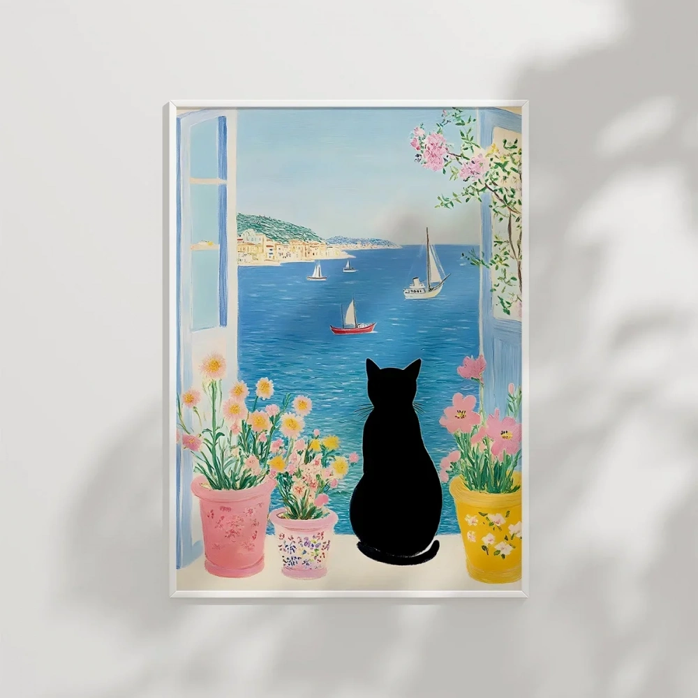 e Chat et la Mer Poster