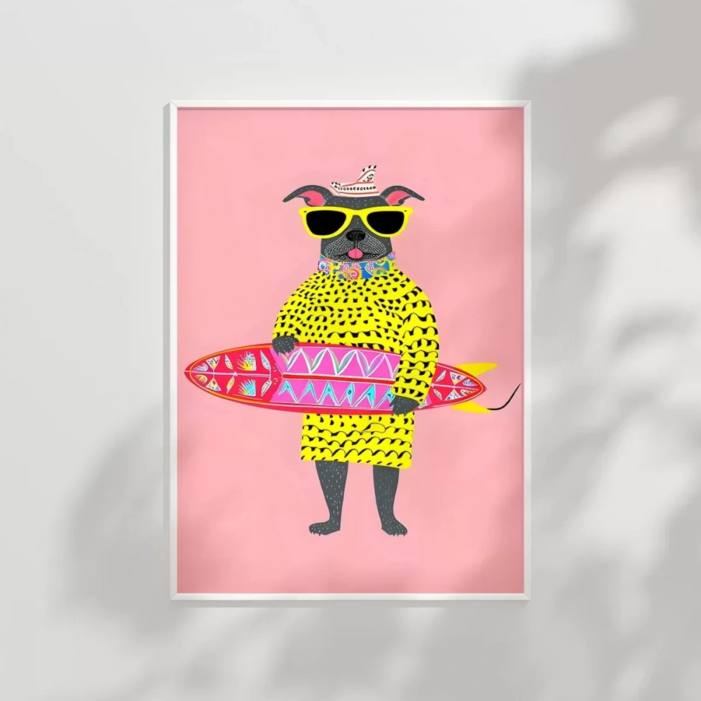 Eğlenceli Dalga Avcısı Poster