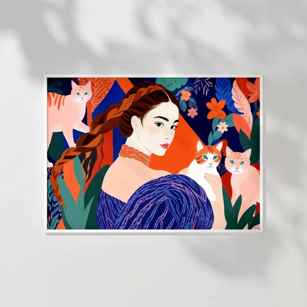 Floral Harmoni ve Dostluk Poster