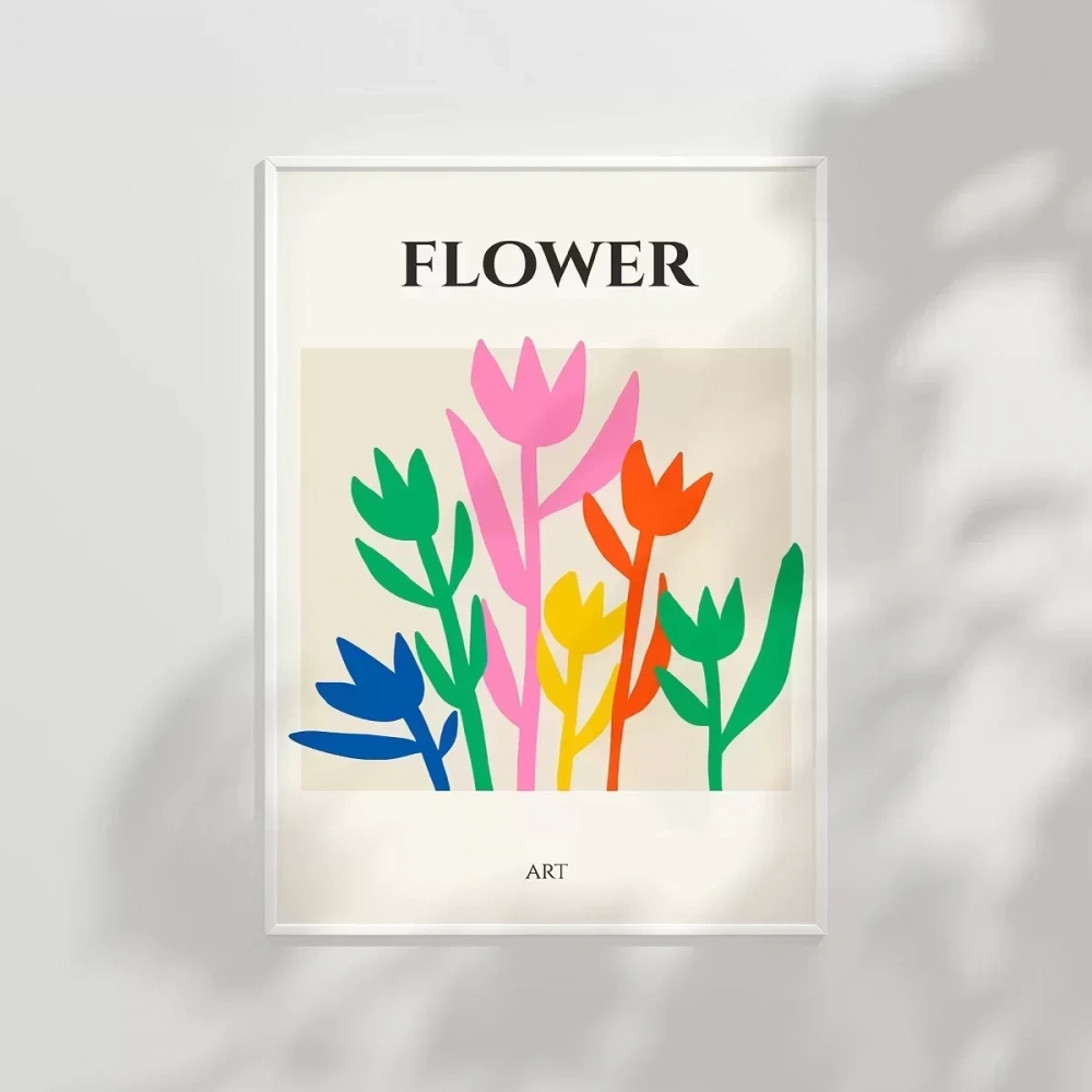 Floral Ritim Poster