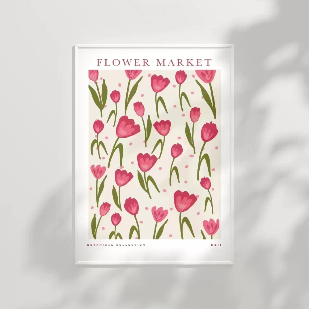 Flower Market No 1 Poster