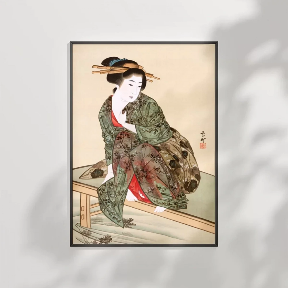 Geleneksel Japon Zarafeti Poster