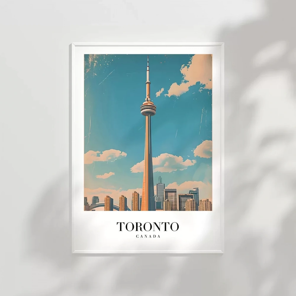 Gökyüzüne Dokunan Toronto Poster