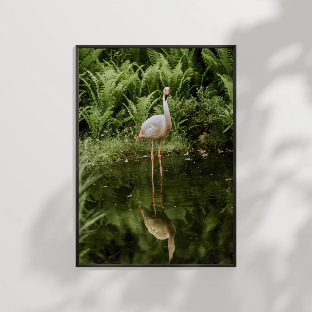 Gölette Turna Kuşu Poster