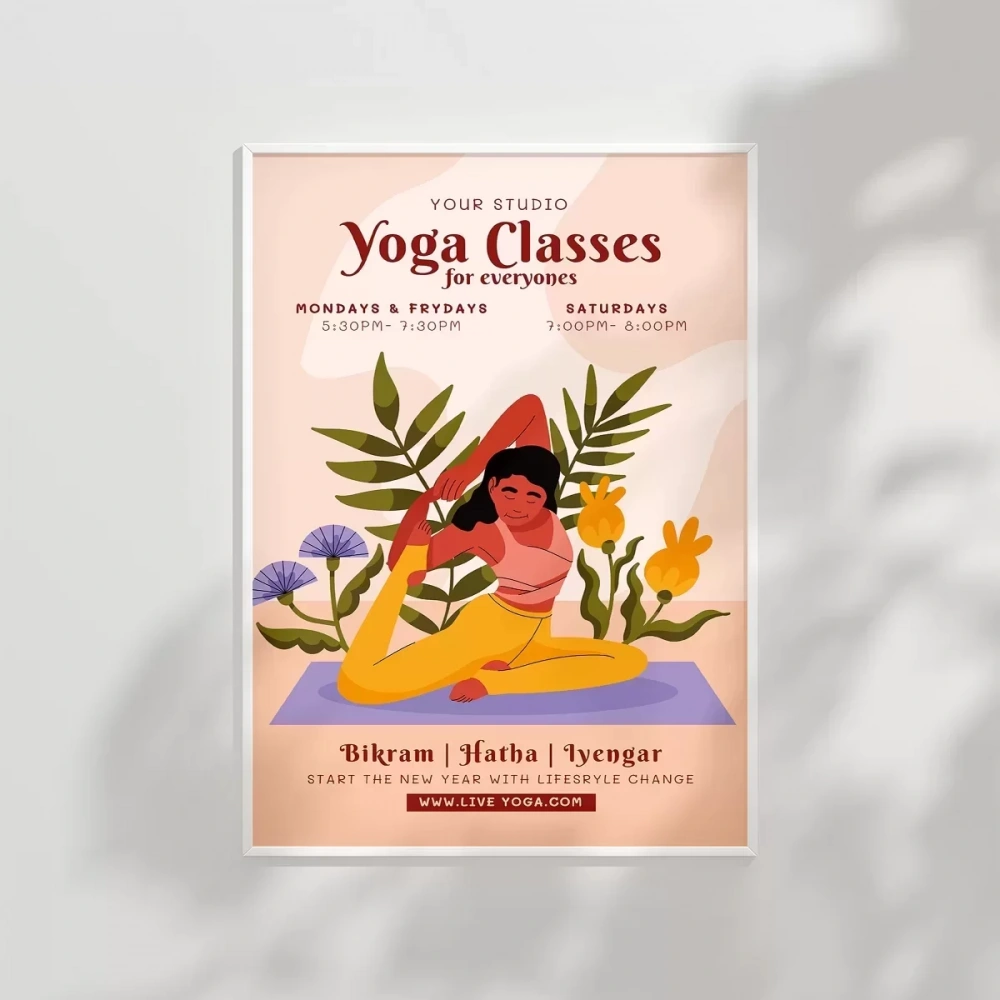 Haftalık Yoga Akışı Poster