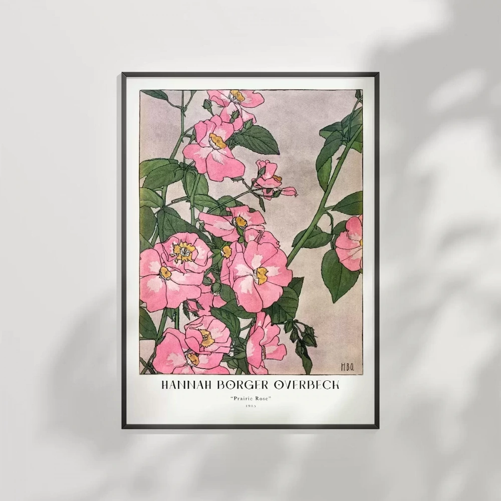 Hannah Borger Overbeck Çayır Gülleri Poster