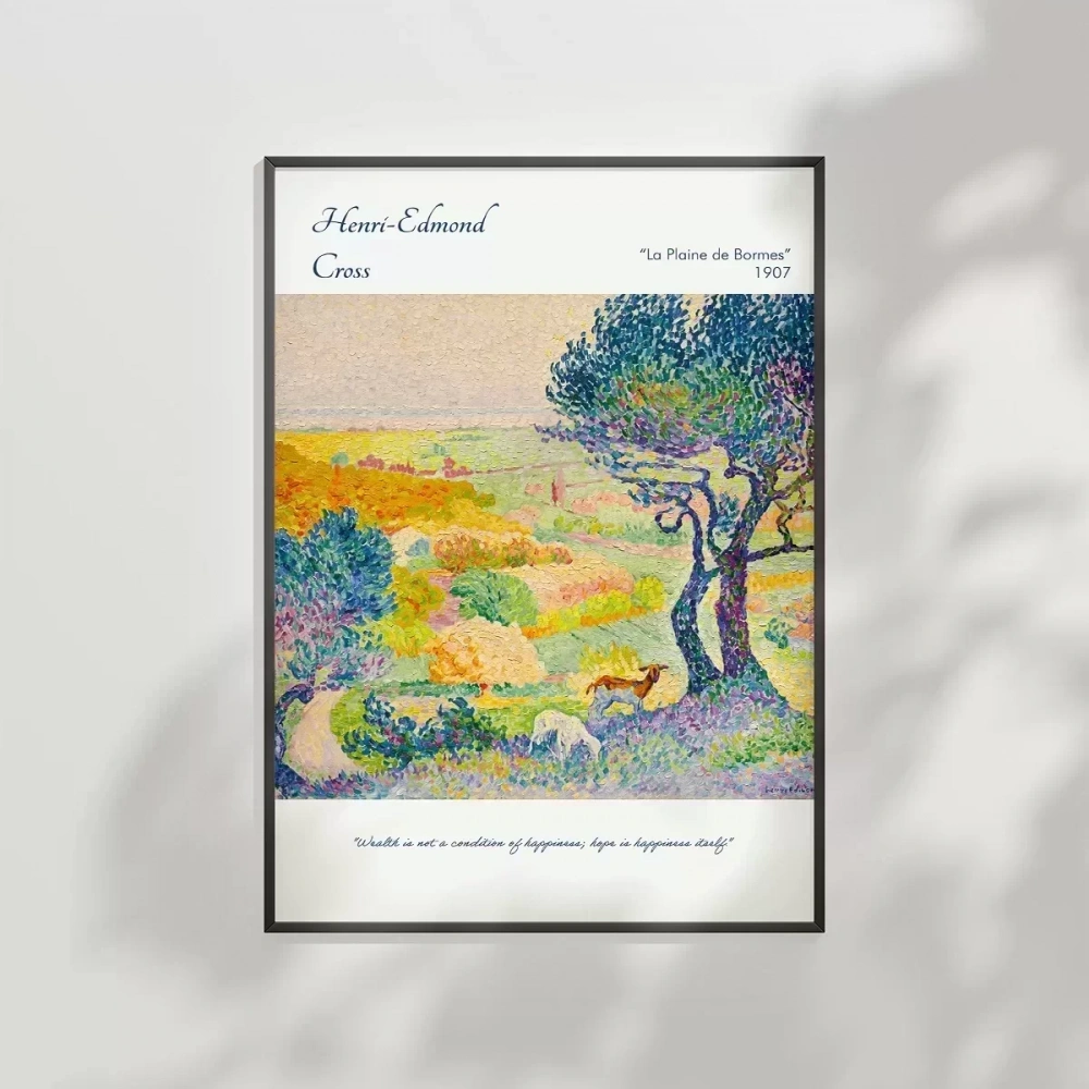 Henri-Edmond Cross Bormes Ovası Poster