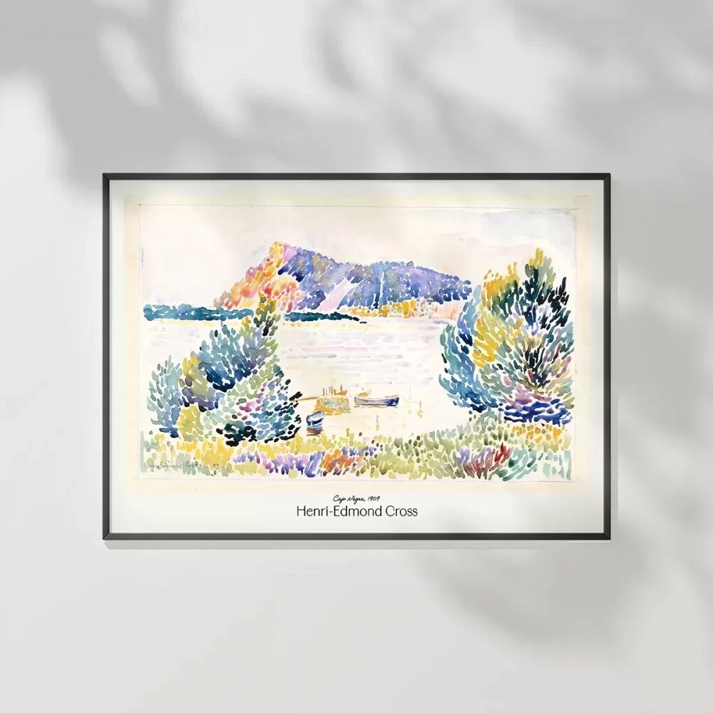 Henri-Edmond Cross Cap Negre Poster