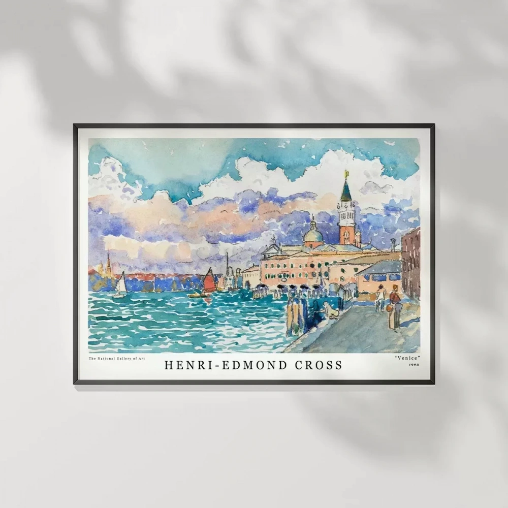 Henri-Edmond Cross Venedik 2 Poster