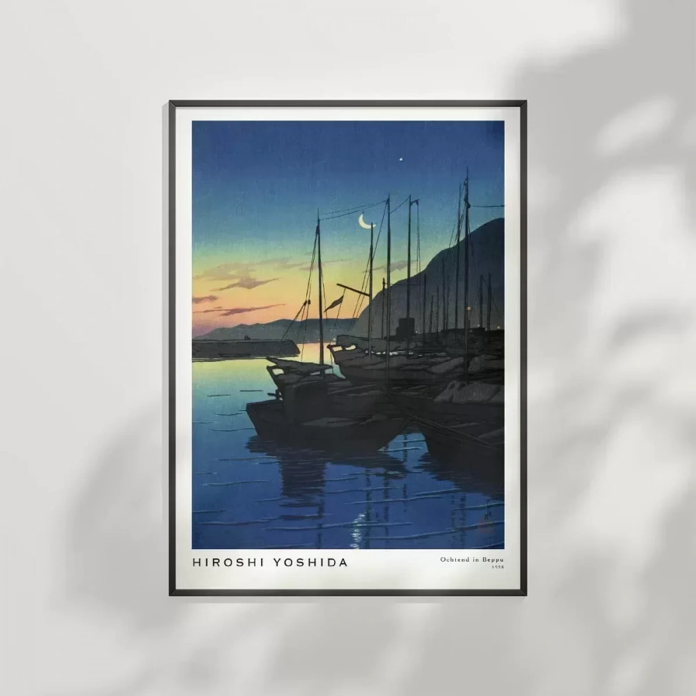 Hiroshi Yoshida Beppuda Sabah Poster