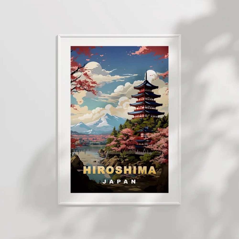 Hiroşimanın Huzurlu Manzarası Poster