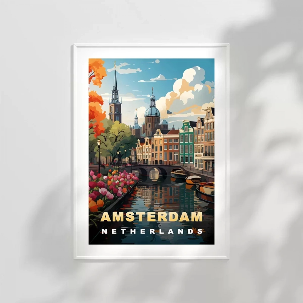Hollanda’nın Renkli Kanalları Poster