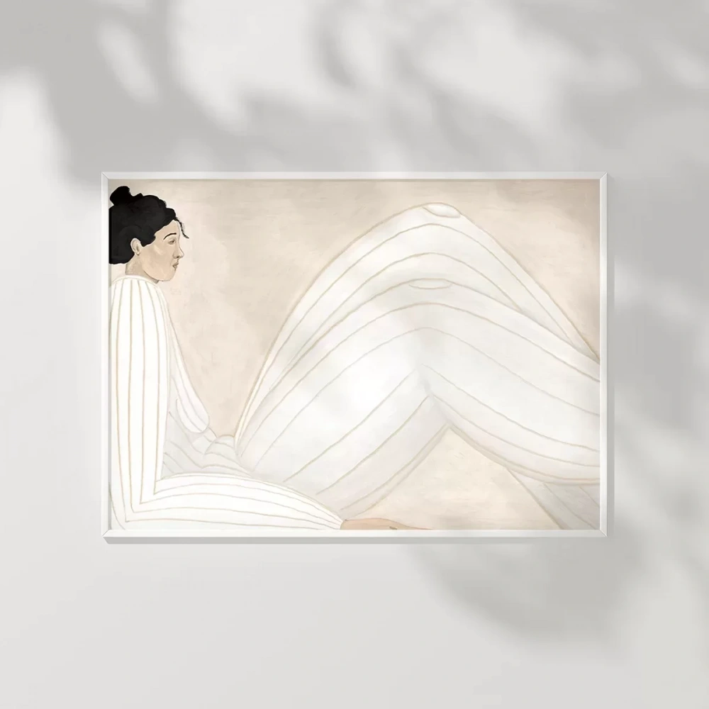 Huzurlu Oturuş Sanat Baskısı Poster