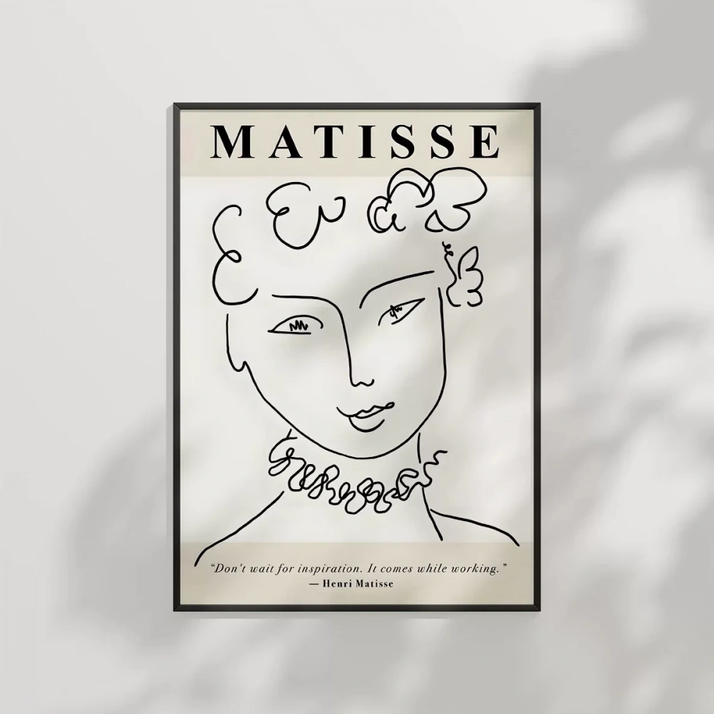 İlham Veren Minimal Poster