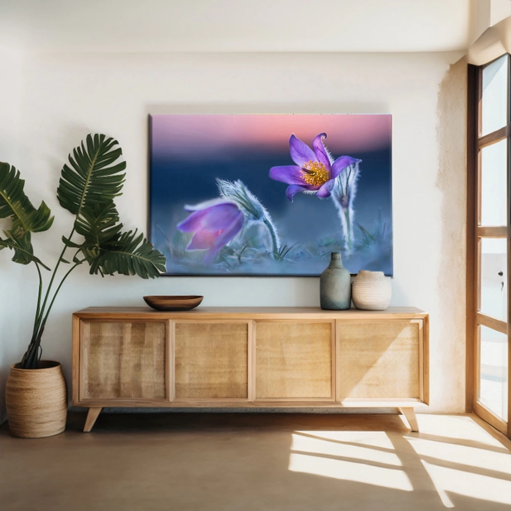 İlkbahar Kır Çiçeği Kanvas Tablo