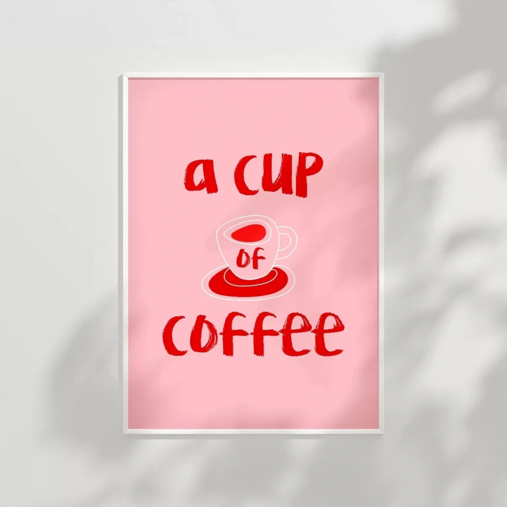 Kahve Aşkı Dekorasyonu Poster