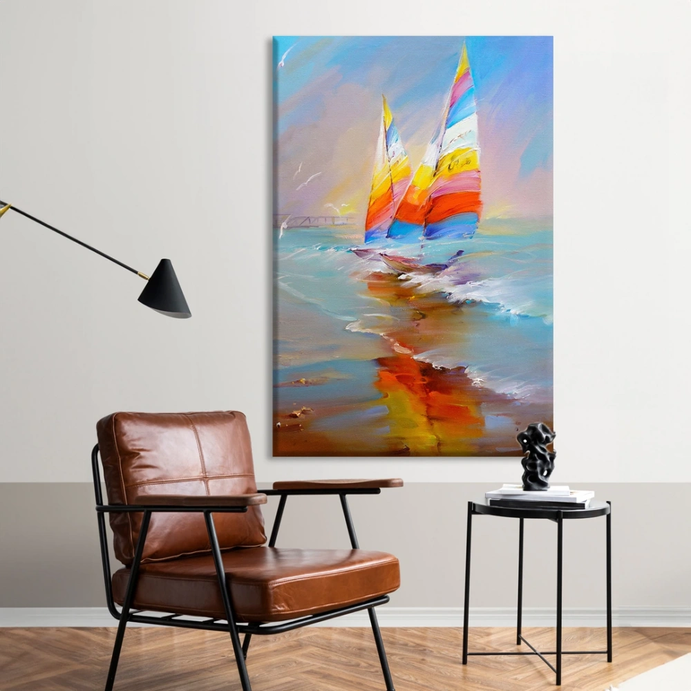 Günbatımı Yansımaları Kanvas Tablo