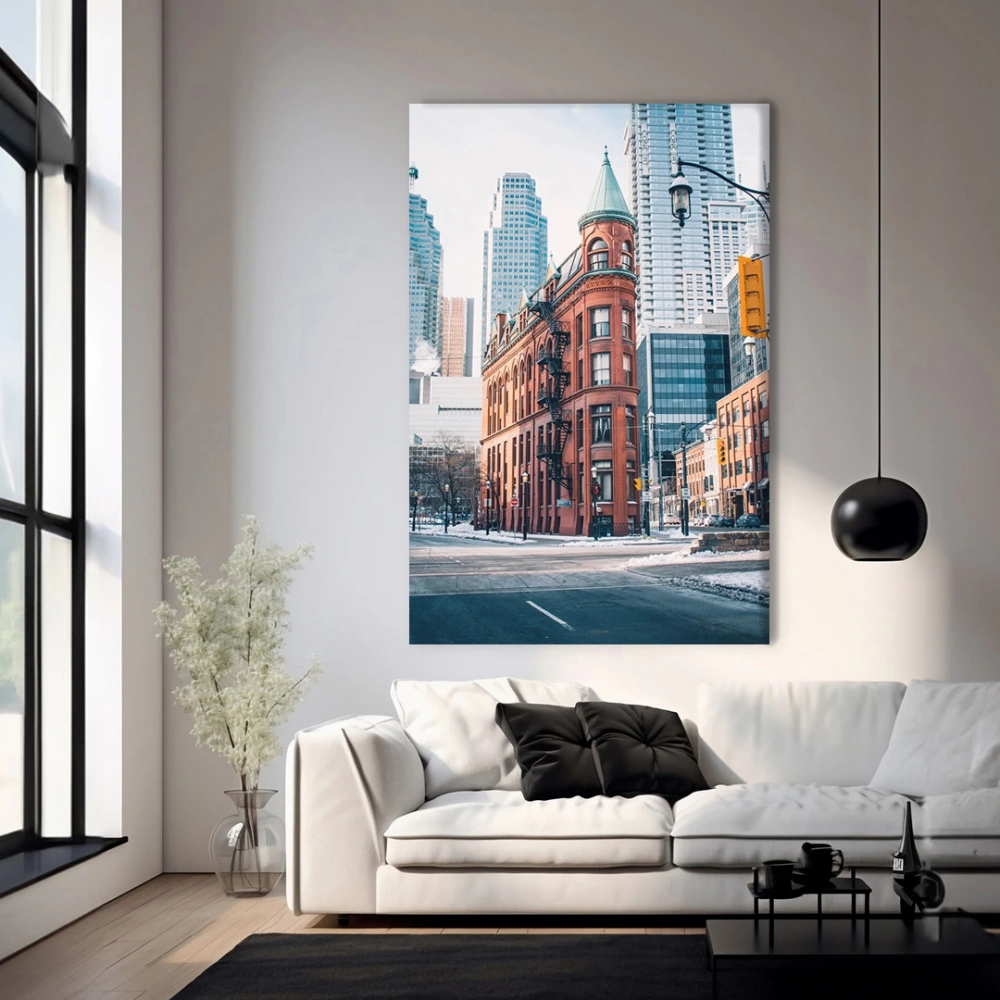 Tarihi Şehrin Sessizliği Kanvas Tablo