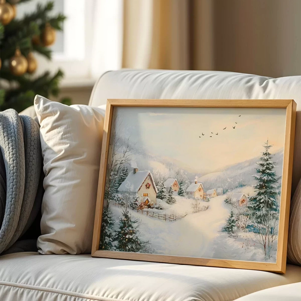 Karla Kaplı Köy Poster 30x20 cm