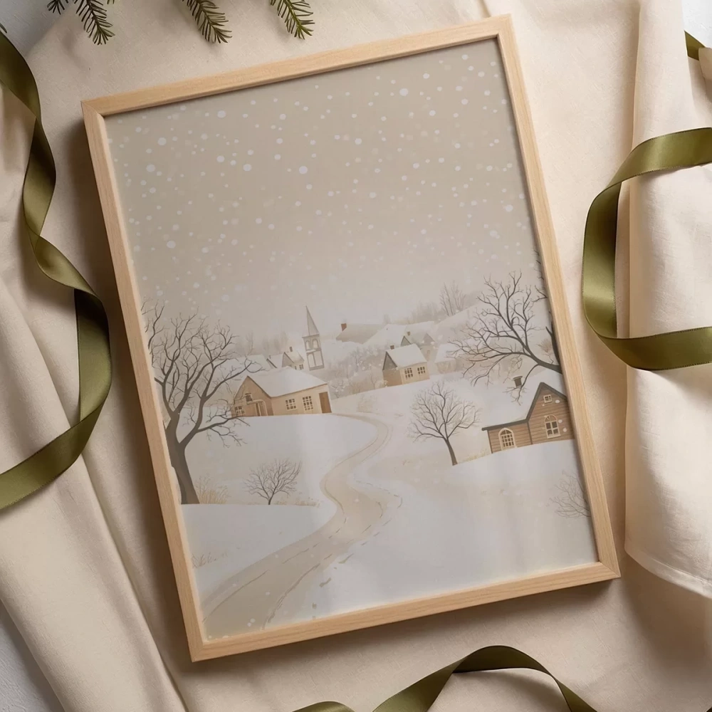 Karla Süslenmiş Yuva Poster