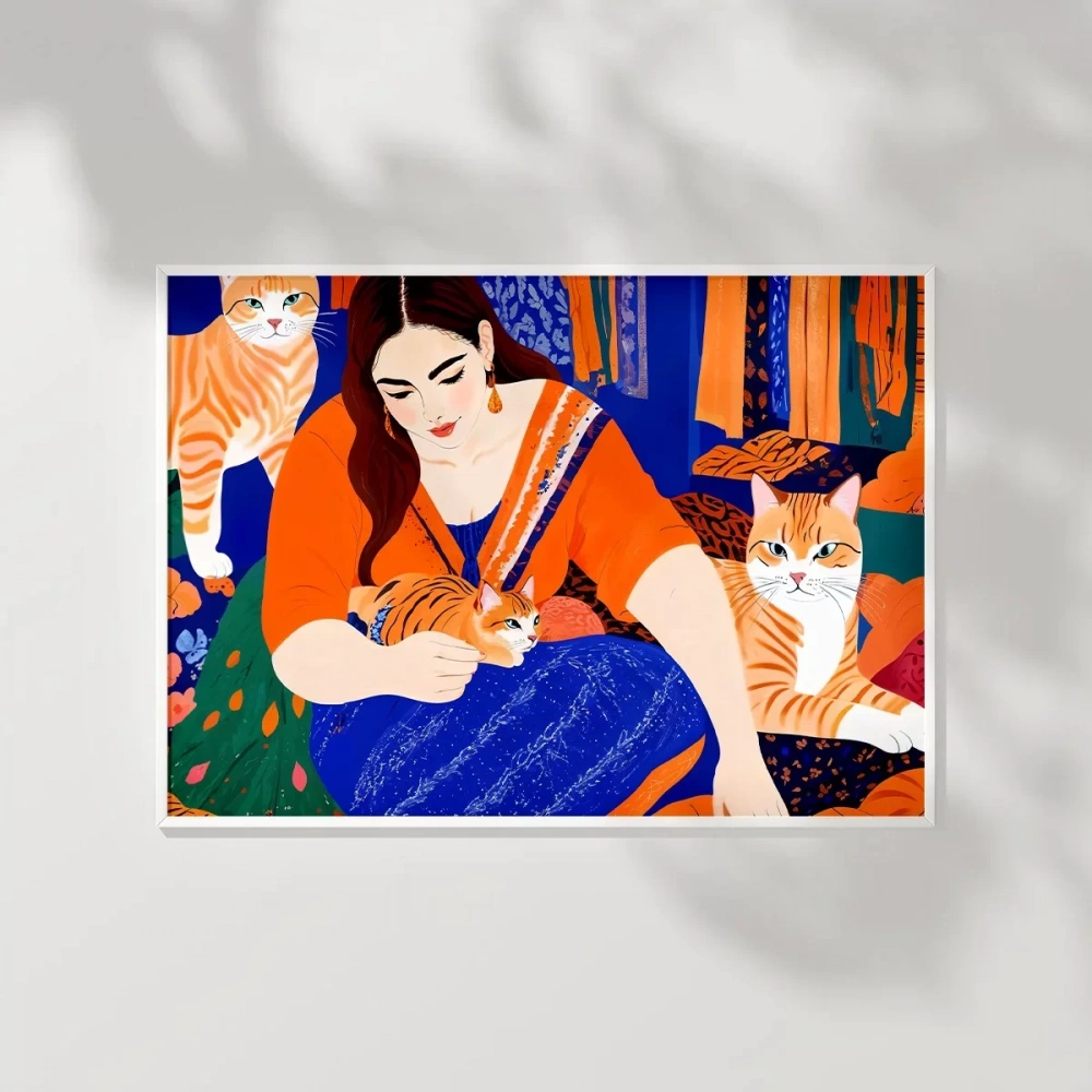 Kedi Sevginin Sıcaklığı Poster