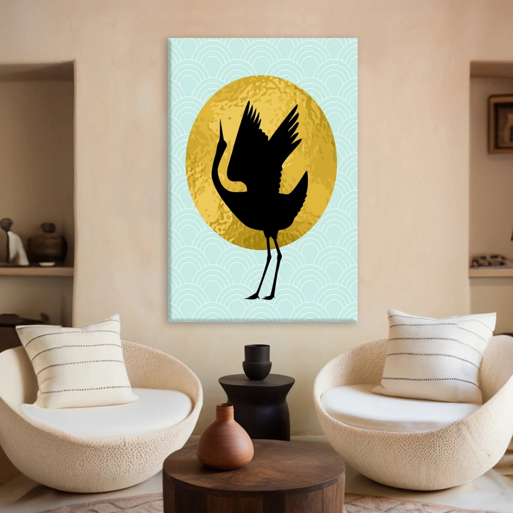 Hayalperest Pelikan Kanvas Tablo