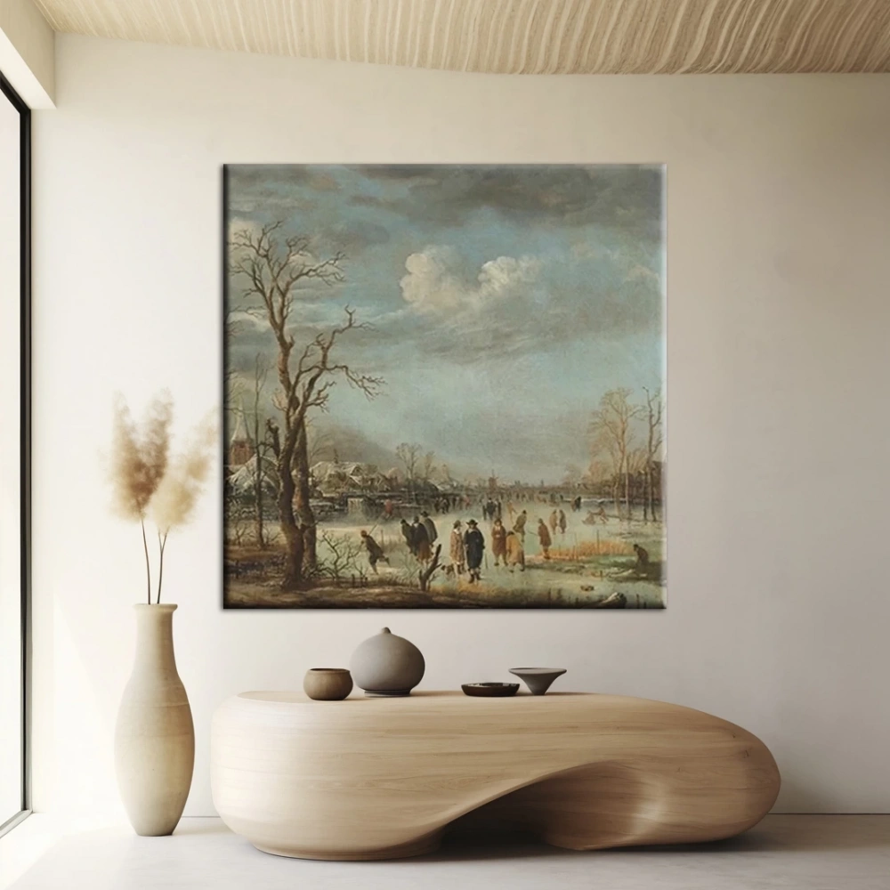 Kış Mevsimi Kanvas Tablo