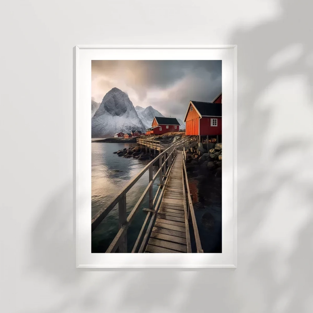 Kuzey Kıyısındaki Evler Poster