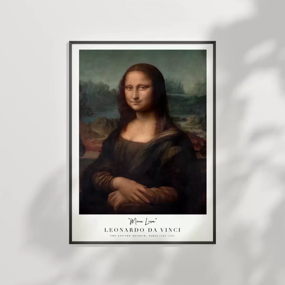 Leonardo Da Vinci Mona Lisa Poster