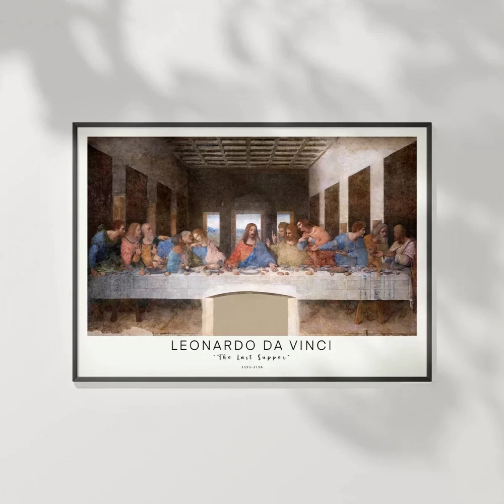 Leonardo Da Vinci Son Akşam Yemeği Poster