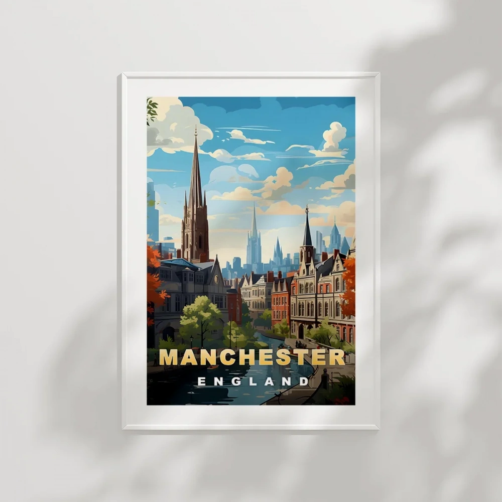 Manchesterın Zarif Mimarisi Poster