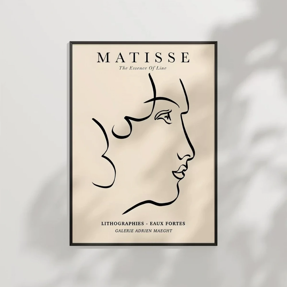 Matisse Çizgi Sanatı Poster