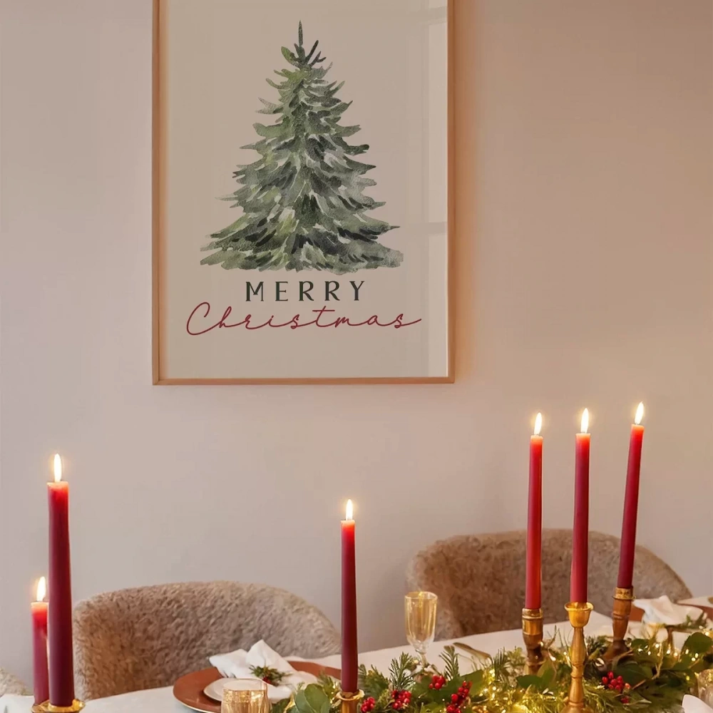 Merry Christmas Çam Ağacı Poster