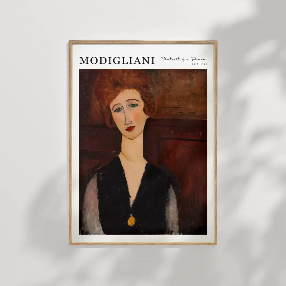 Modigliani Bir Kadının Portresi Poster