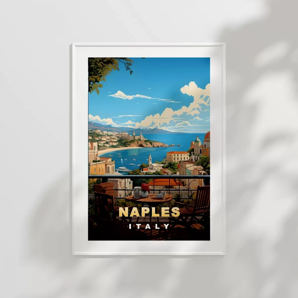 Napolinin Tarihi Sokakları Poster