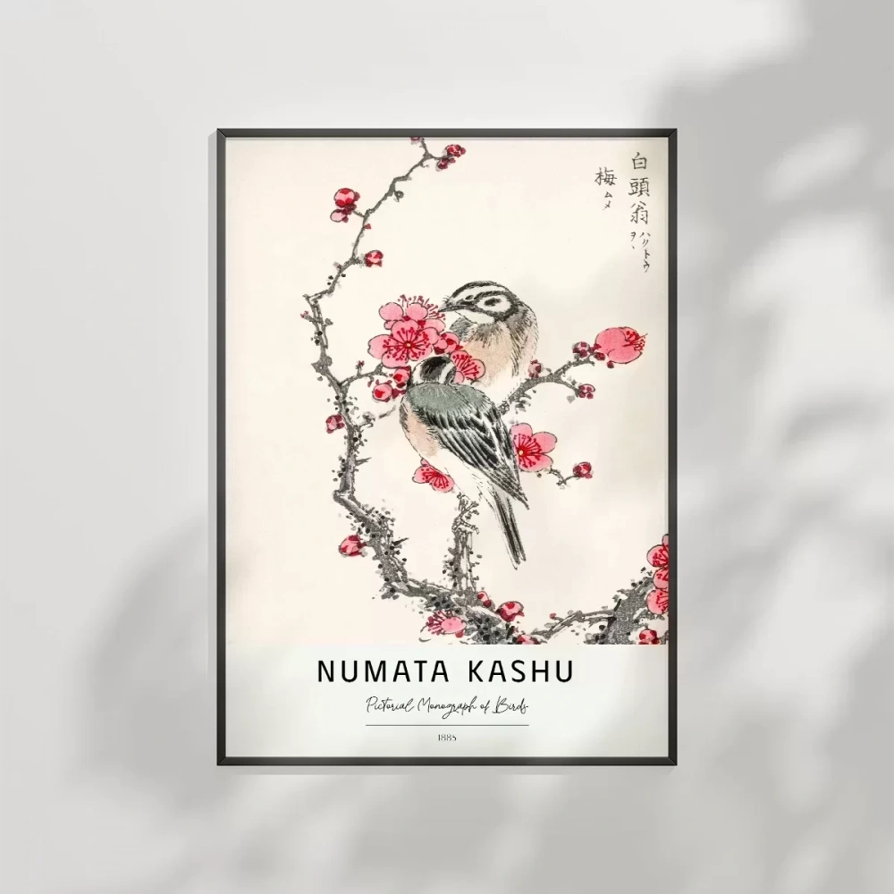 Numata Kashu Kuşlar Poster