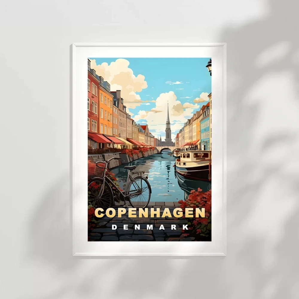 Nyhavnın Renkli Kanalları Poster