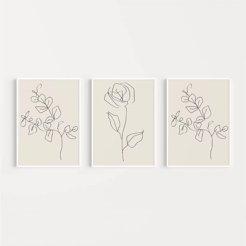 Organik Minimalizm 3lü Poster