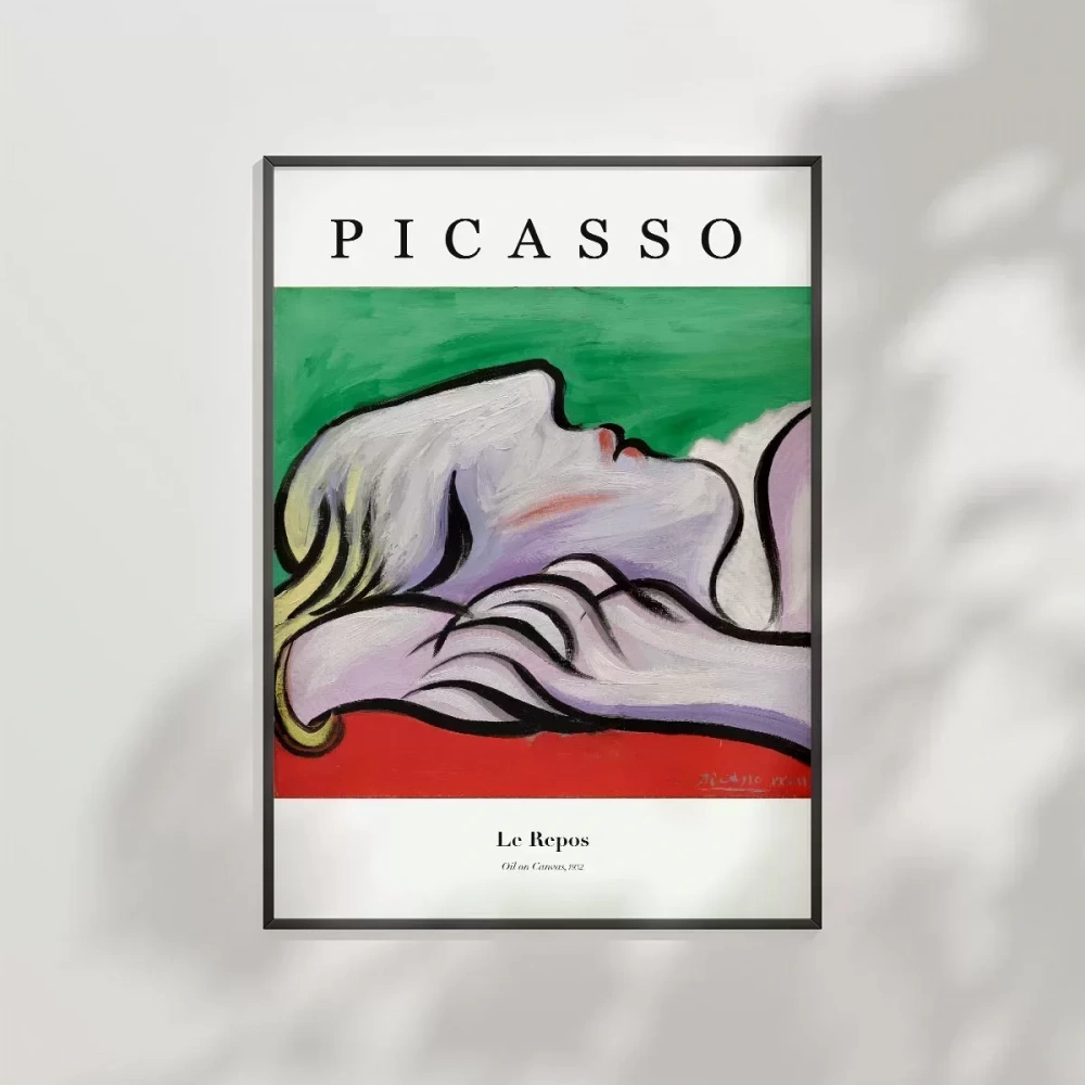 Pablo Picasso Le Repos Poster