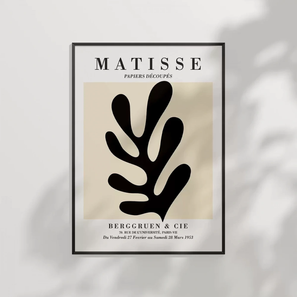 Papiers Découpés Yaprak Poster