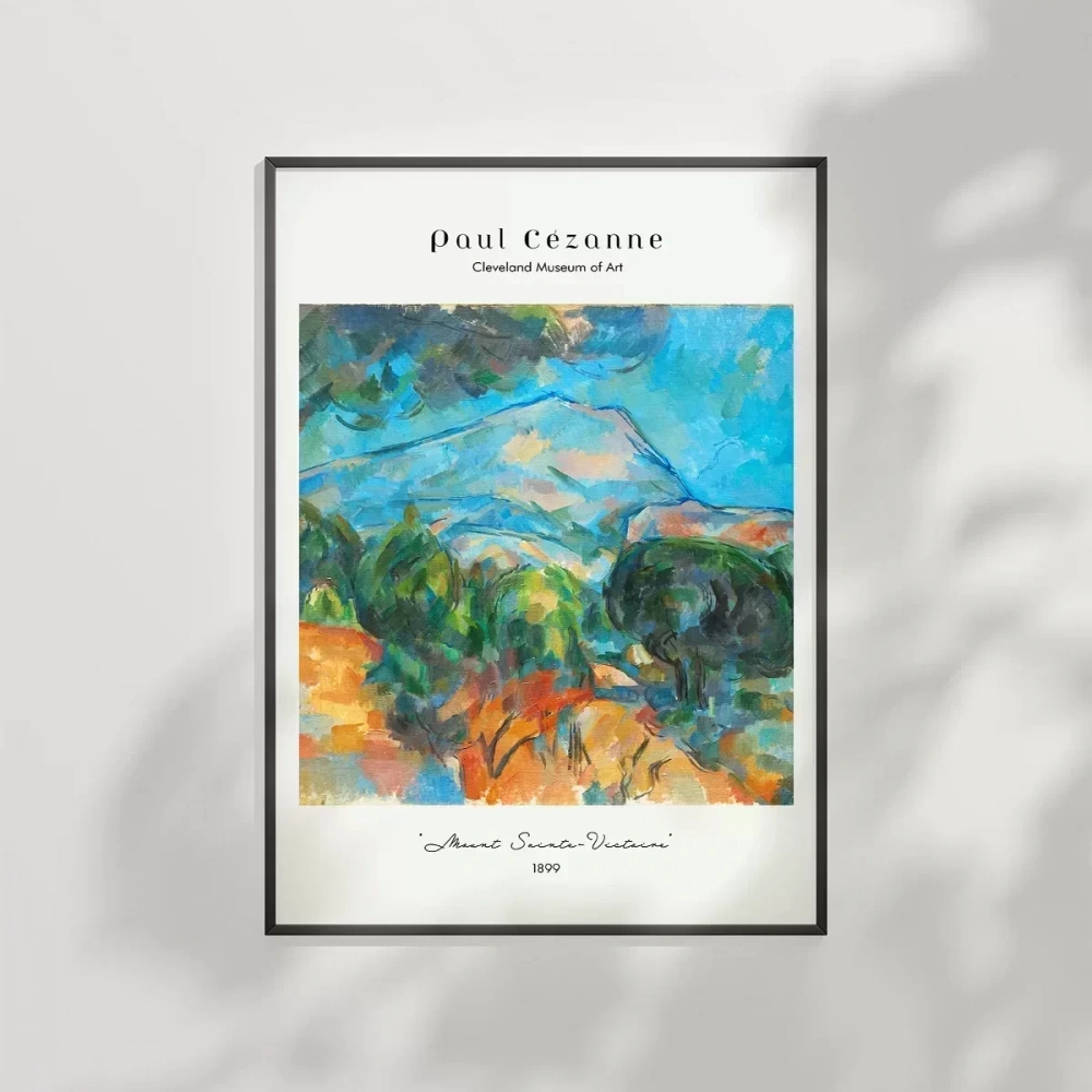 Paul Cézanne Sainte-Victoire Dağı Poster