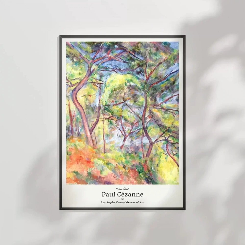 Paul Cézanne Sous Bois Poster