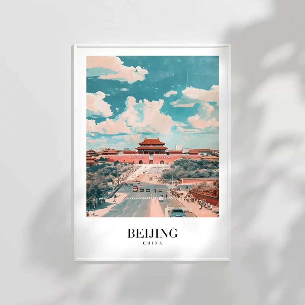 Pekinin Tarihi Kapısı Poster