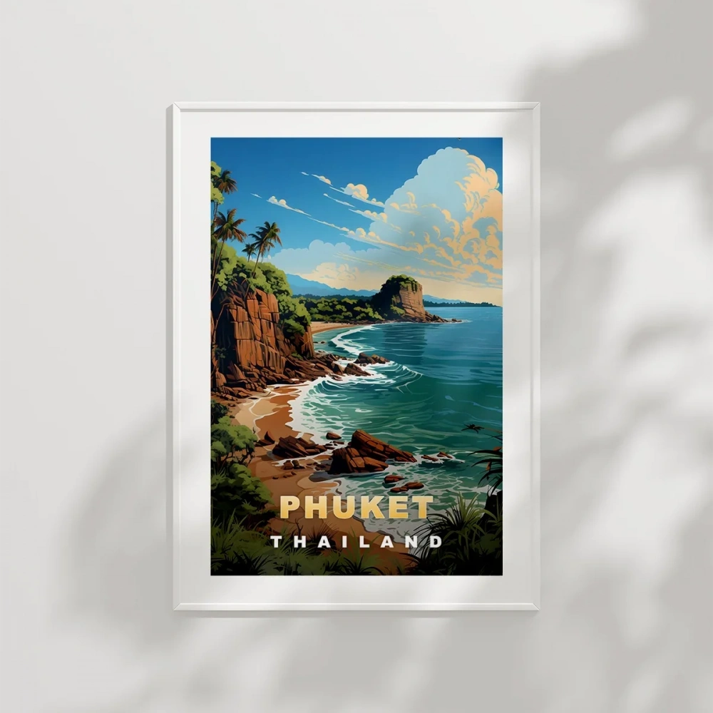 Phuket Tropik Sahil Manzarası Poster