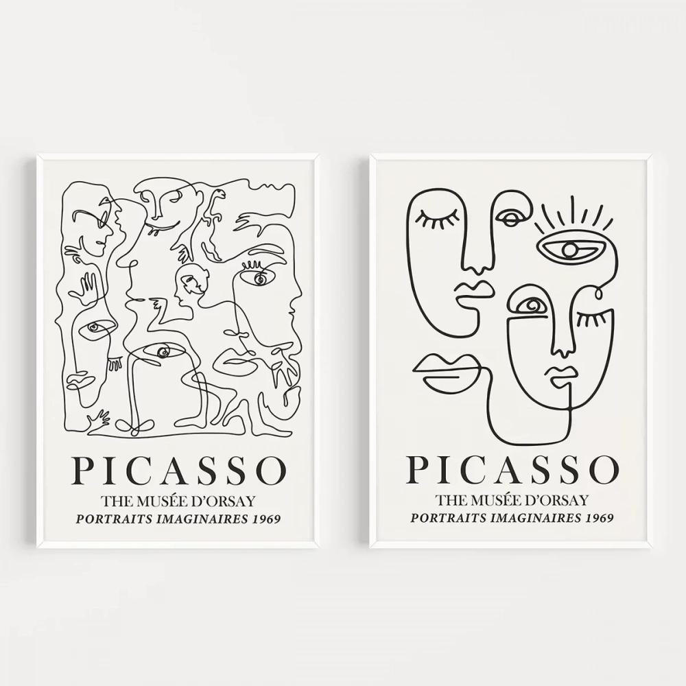 Picasso İlhamlı 2li Poster