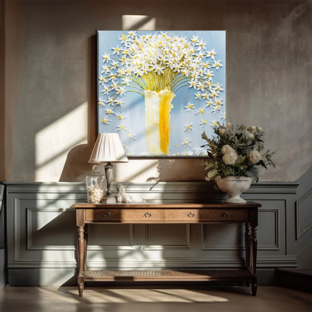 Vazgodaki Papatyalar Kanvas Tablo