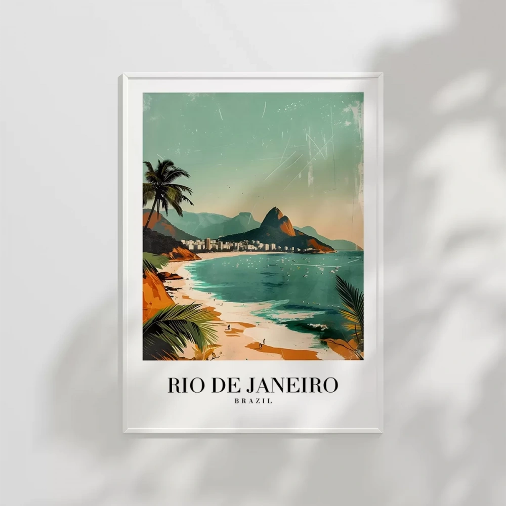 Rio de Janeironun Tropikal Güzelliği Poster
