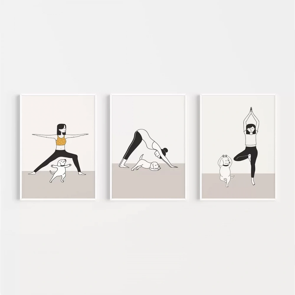 Ruhunla Esne, Patiyle Gülümse 3lü Poster